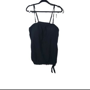 Elegant Black Women's Tankini Top